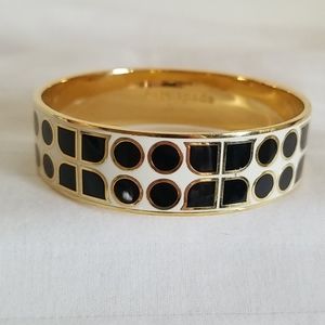 Kate Spade Gold Black Design Bangle Bracelet